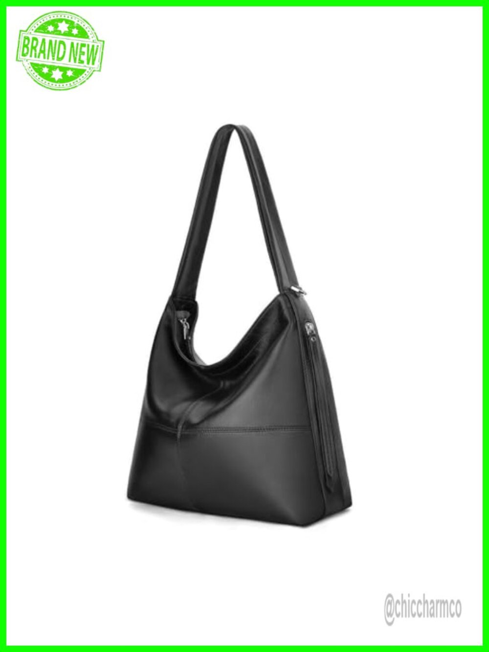 Genuine Leather Hobo Bag for Women Crossbody Purse Shoulder Handbag Tote